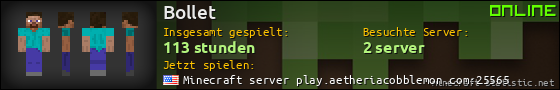 Benutzerleisten 560x90 für Bollet