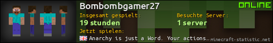 Benutzerleisten 560x90 für Bombombgamer27