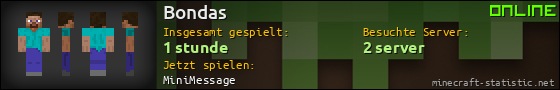 Benutzerleisten 560x90 für Bondas