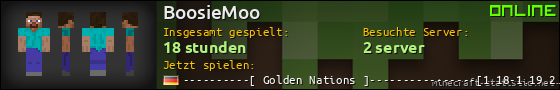 Benutzerleisten 560x90 für BoosieMoo