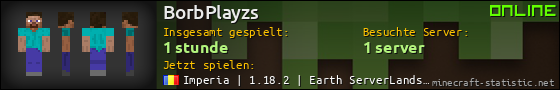 Benutzerleisten 560x90 für BorbPlayzs