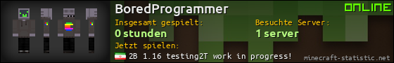 Benutzerleisten 560x90 für BoredProgrammer