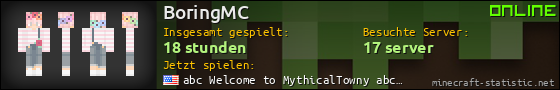 Benutzerleisten 560x90 für BoringMC