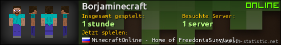 Benutzerleisten 560x90 für Borjaminecraft