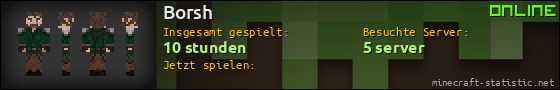 Benutzerleisten 560x90 für Borsh