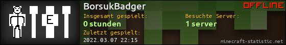 Benutzerleisten 560x90 für BorsukBadger