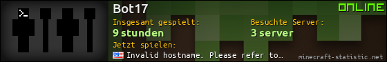 Benutzerleisten 560x90 für Bot17