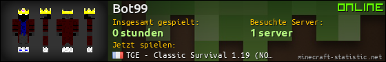 Benutzerleisten 560x90 für Bot99