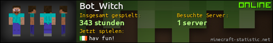 Benutzerleisten 560x90 für Bot_Witch