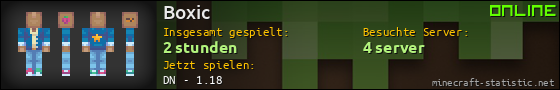 Benutzerleisten 560x90 für Boxic
