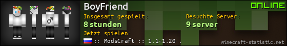 Benutzerleisten 560x90 für BoyFriend