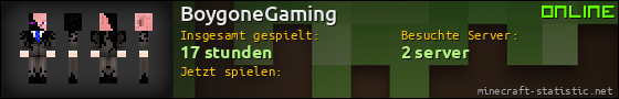 Benutzerleisten 560x90 für BoygoneGaming