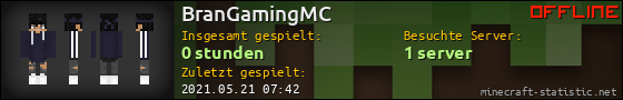 Benutzerleisten 560x90 für BranGamingMC