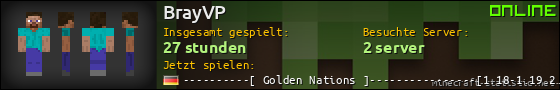 Benutzerleisten 560x90 für BrayVP