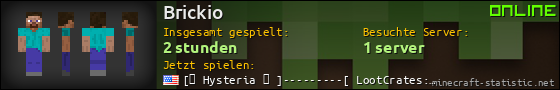 Benutzerleisten 560x90 für Brickio