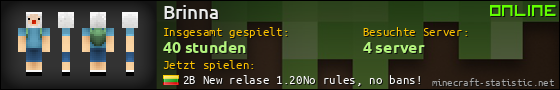 Benutzerleisten 560x90 für Brinna