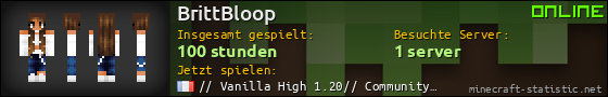 Benutzerleisten 560x90 für BrittBloop