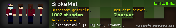 Benutzerleisten 560x90 für BrokeMel