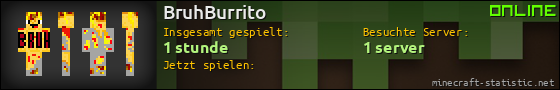 Benutzerleisten 560x90 für BruhBurrito