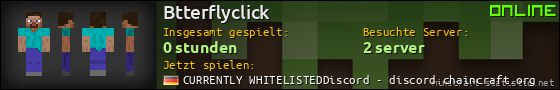 Benutzerleisten 560x90 für Btterflyclick