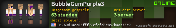 Benutzerleisten 560x90 für BubbleGumPurple3