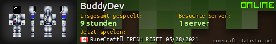 Benutzerleisten 560x90 für BuddyDev