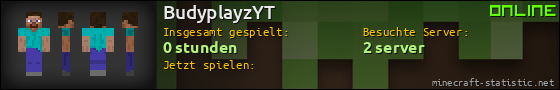 Benutzerleisten 560x90 für BudyplayzYT