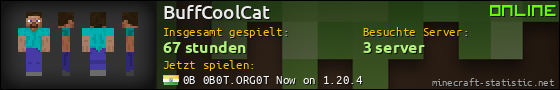 Benutzerleisten 560x90 für BuffCoolCat