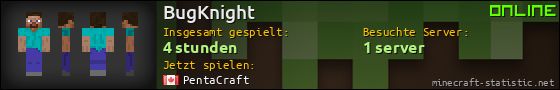 Benutzerleisten 560x90 für BugKnight