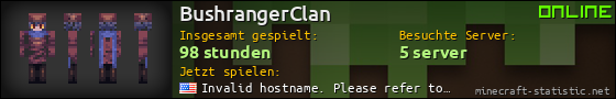 Benutzerleisten 560x90 für BushrangerClan