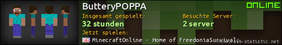 Benutzerleisten 560x90 für ButteryPOPPA