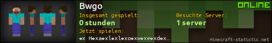Benutzerleisten 560x90 für Bwgo