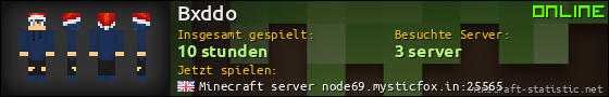 Benutzerleisten 560x90 für Bxddo