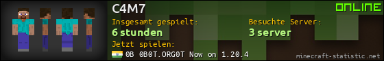 Benutzerleisten 560x90 für C4M7