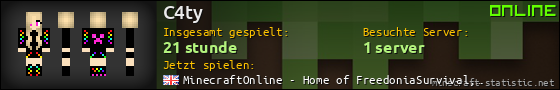 Benutzerleisten 560x90 für C4ty