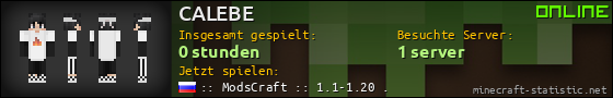 Benutzerleisten 560x90 für CALEBE