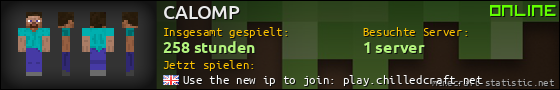 Benutzerleisten 560x90 für CALOMP
