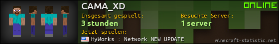 Benutzerleisten 560x90 für CAMA_XD