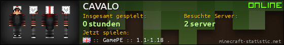 Benutzerleisten 560x90 für CAVALO