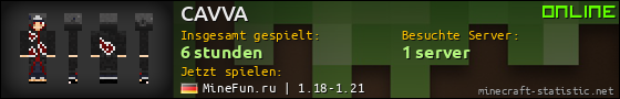 Benutzerleisten 560x90 für CAVVA