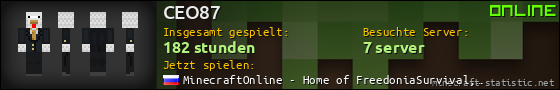 Benutzerleisten 560x90 für CEO87