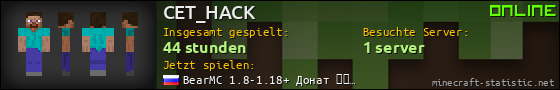 Benutzerleisten 560x90 für CET_HACK