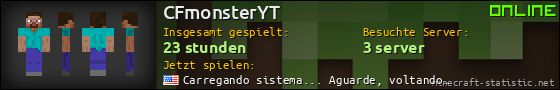 Benutzerleisten 560x90 für CFmonsterYT