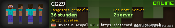 Benutzerleisten 560x90 für CGZ9