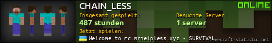 Benutzerleisten 560x90 für CHAIN_LESS