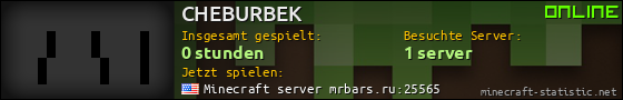 Benutzerleisten 560x90 für CHEBURBEK