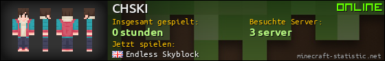 Benutzerleisten 560x90 für CHSKI