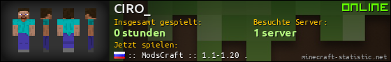 Benutzerleisten 560x90 für CIRO_