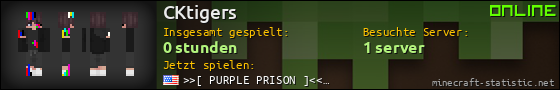 Benutzerleisten 560x90 für CKtigers