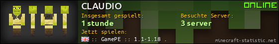Benutzerleisten 560x90 für CLAUDIO